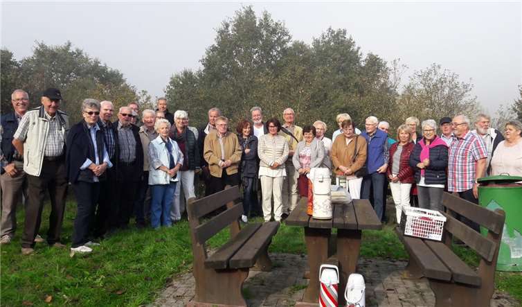 Teilnehmer der Tagestour des MGV Mendig bei bester Laune.Privat