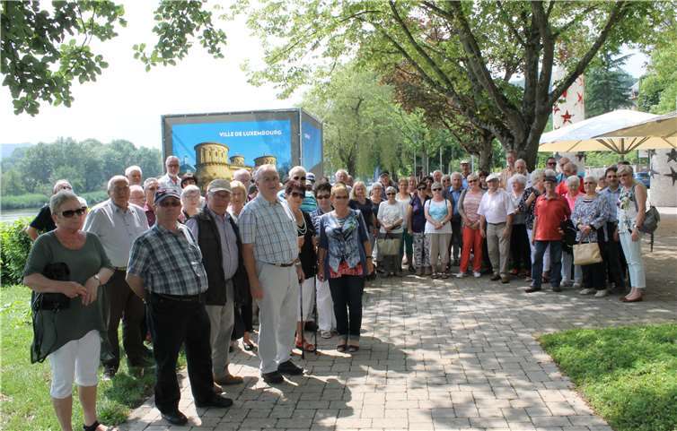 Teilnehmer der VdK Ortsverband Sinzig Tagesfahrt. Beyer