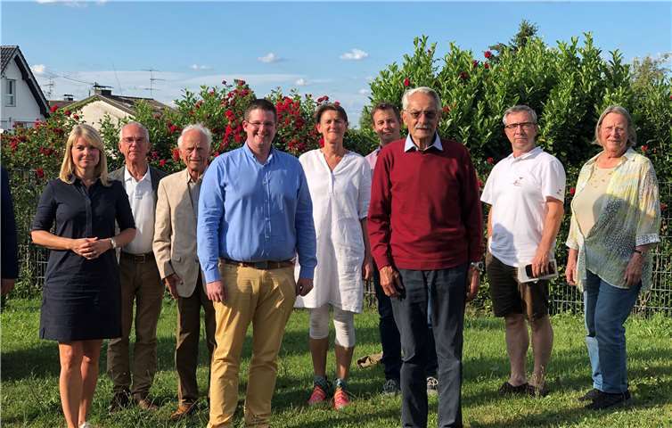 Teilnehmer der notwendigen Sitzung mit dem neuen Spitzenkandidaten Alexander Gilles (4.v.l.).Foto: privat