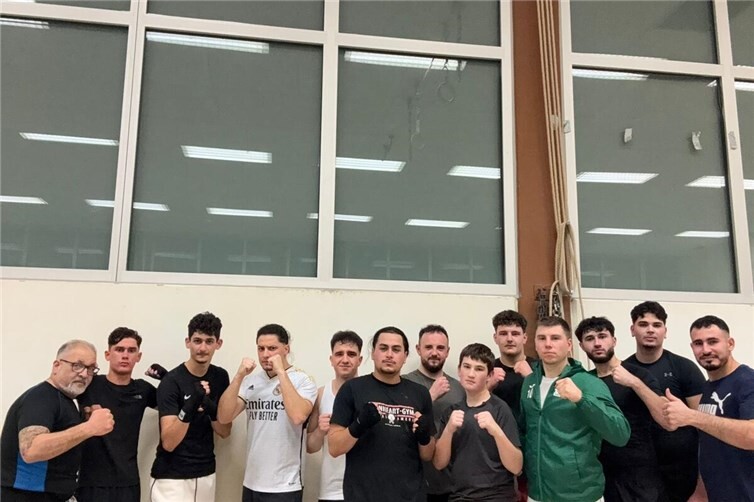Teilnehmer des Kickboxevents