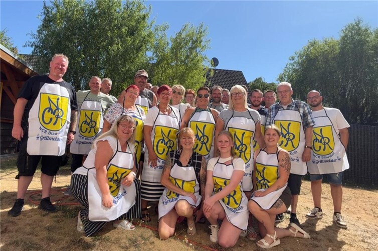 Teilnehmer des NCR-Grillevents