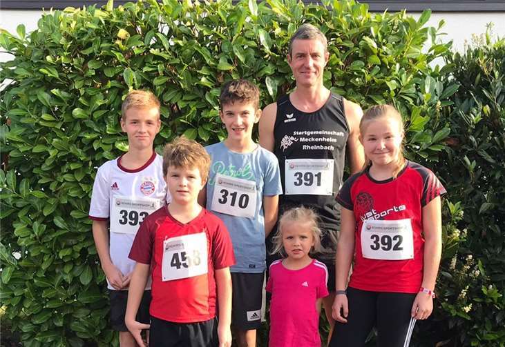 Teilnehmer des Obstmeilenlaufes in Altendorf-Ersdorf.