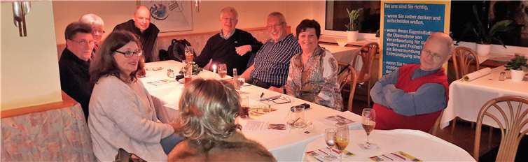 Teilnehmer des ersten liberalen Stammtischs.Foto: privat