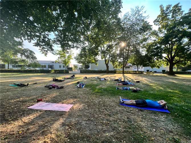 Teilnehmer nutzten das schöne Wetter vergangener Veranstaltungen, um gemeinsam an der frischen Luft aktiv zu werden.Foto: Meckenheimer Sportverein e.V.