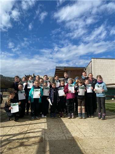 Teilnehmerin Pferdeführerschein und VA 10. Fotos: privat