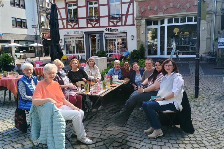 Teilnehmerinnen der kfd Frühlingsfahrt nach Andernach 