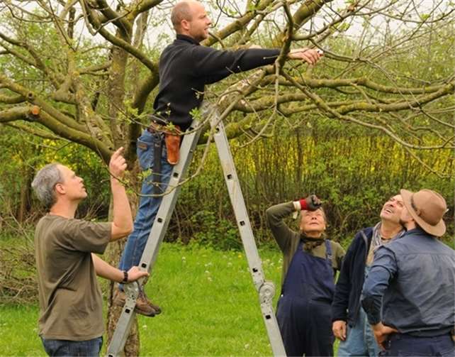 Teilnehmerinnen/Teilnehmer des Schnittkurses.privat