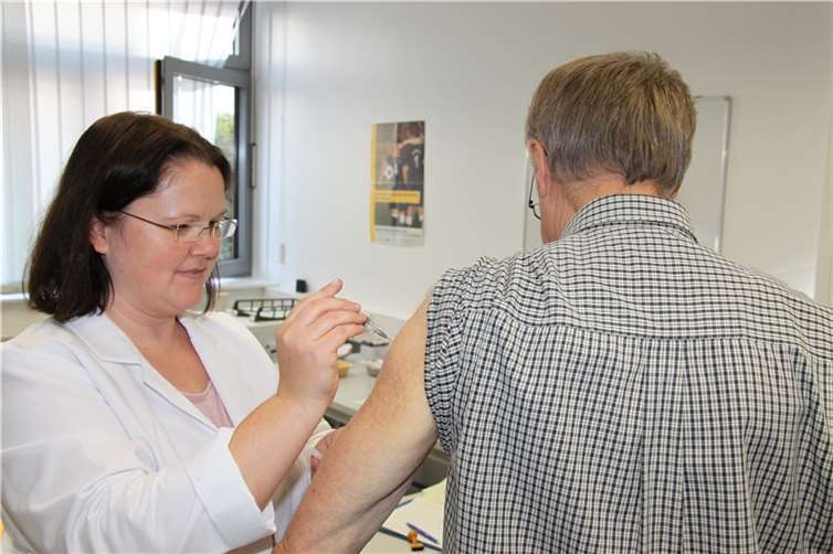 Termine für die Grippeschutzimpfung können auch online gebucht werden.Foto: Pressestelle der Kreisverwaltung