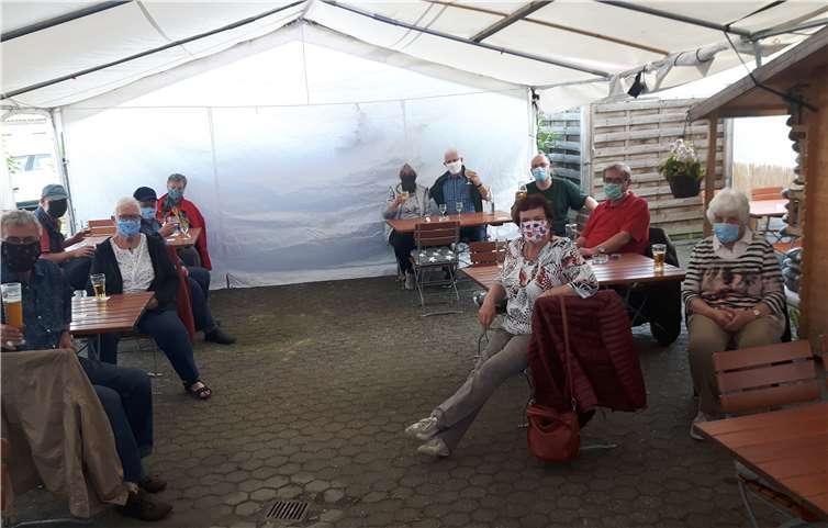 Test zum Grillfest beim kleinen Stammtisch. Foto: privat