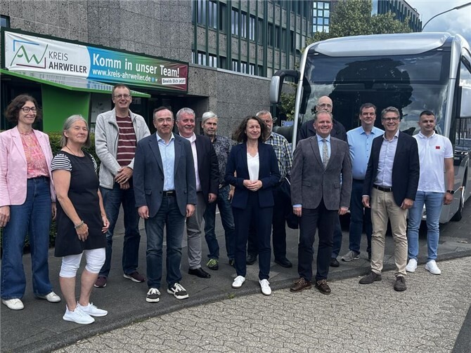 Testfahrt im Kreis Ahrweiler.  Foto: VRM
