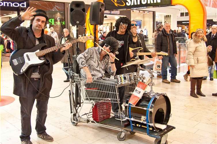 „The Four Shops sorgen beim Mitternachtsshopping im Forum Mittelrhein für gute Unterhaltung. Privat