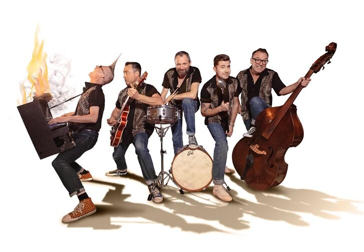 The Wild Bobbin Baboons nehmen die Gäste in Höhr-Grenzhausen mit auf eine fetzig-musikalische Zeitreise.