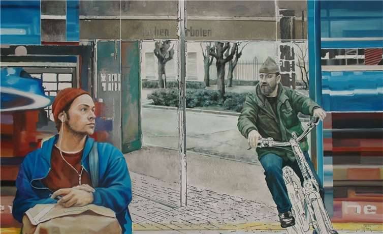 The other day - eines der Werke von Rolf Mallat.  Privat