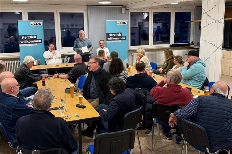 Themen des Abends waren u.a. die Organisation größerer Veranstaltungen.