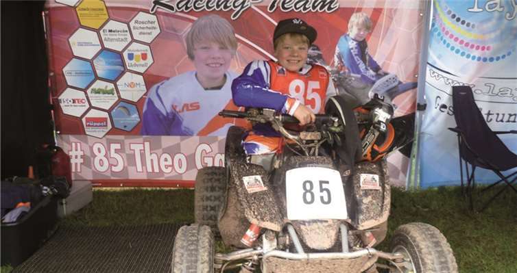 Theo Garthe auf seinem Quad. privat