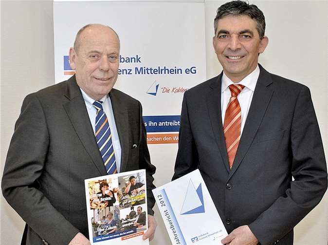 Theodor Winkelmann (l.) und Walter Müller präsentierten die Voba-Bilanz 2012. UKO