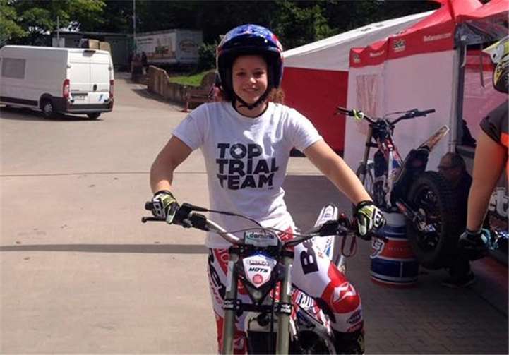 Theresa Bäuml konnte sich zum zweiten mal in Folge den Titel Damen Trial Europameisterin sichern.privat