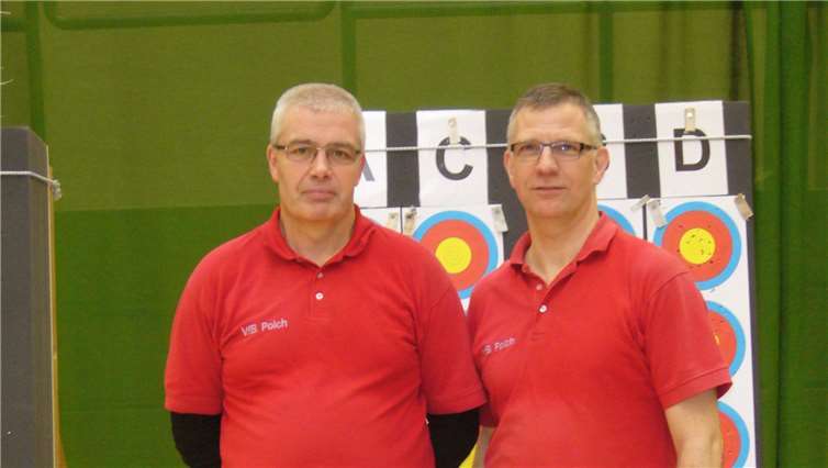 Thomas Dietz (links) und Michael Winter vertraten den VfB Polch bei der Bezirksmeisterschaft.privat