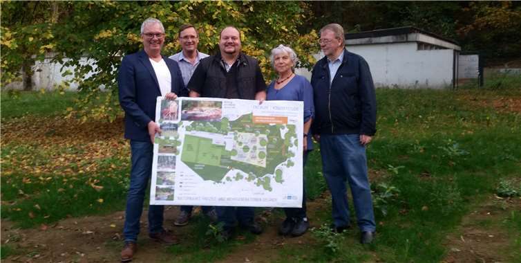 Thomas Kirsch (FVM), Henning Wulf, Thorsten Schneider, Henriette Meinhardt-Bocklet (FVM) und Walter Schneider. Privat