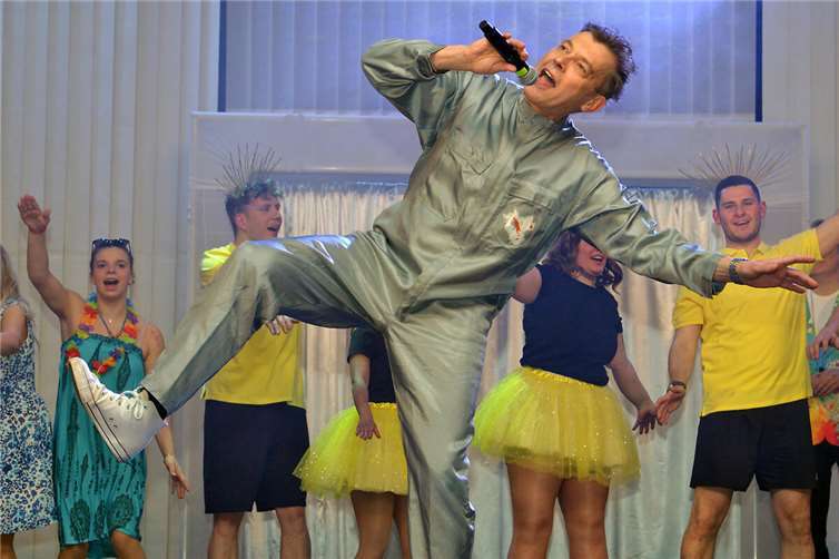 Thomas Lang völlig losgelöst.