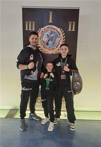 Thomas, Liam und Taylor Schmitz.  Foto: privat