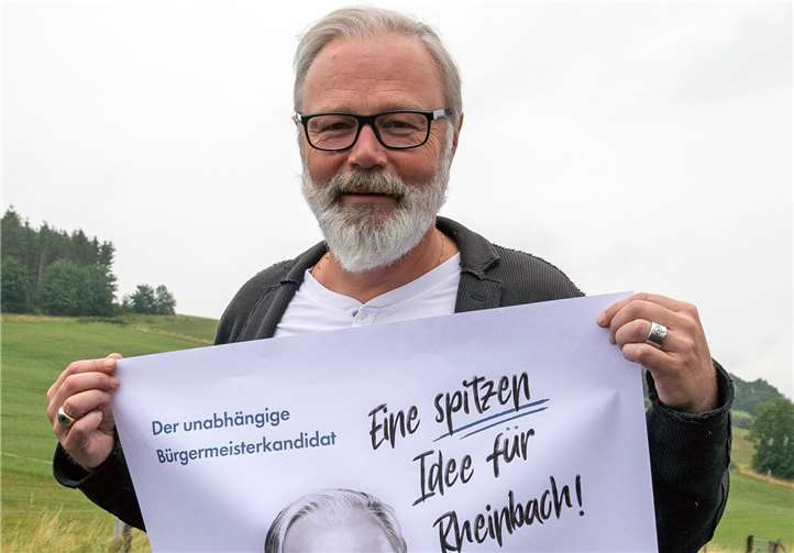 Thomas Spitz stellt sich als unabhängiger Kandidat zur Wahl für das Amt des Bürgermeisters der Stadt Rheinbach. Foto: Jost