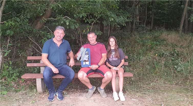 Thomas Weber, Mario Kutscher und Finja Kutscher