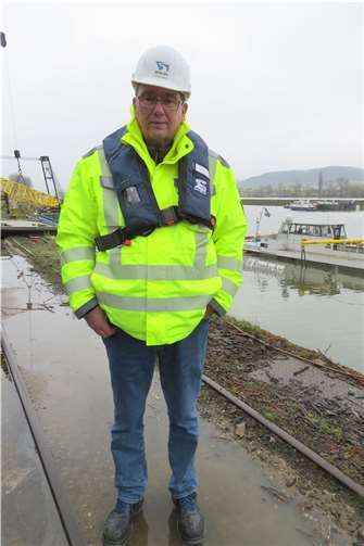 Thomas Weckop vom Wasser- und Schifffahrtsamt Bingen.