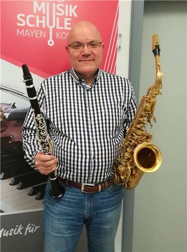 Thomas Zender, Fachlehrer für Klarinette und Saxophon. KMS