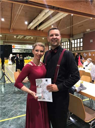 Souveräner Auftritt der Turnierpaare Thomas und Bianca Heyer belegten den vierten Platz.