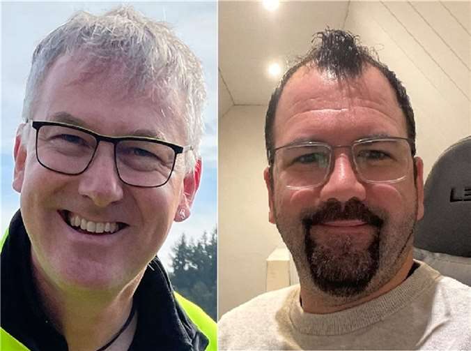 Thorsten Löhndorf (re.) und Thomas Kuhn. Quelle: TV Cochem