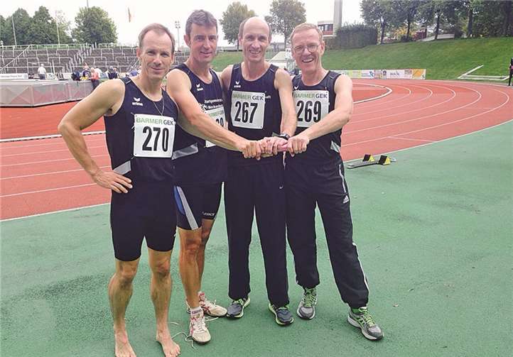 Thorsten Poschwatta, Stephan König, Dr. Chris Probst, Matthias Niederbremer (v.l.). privat