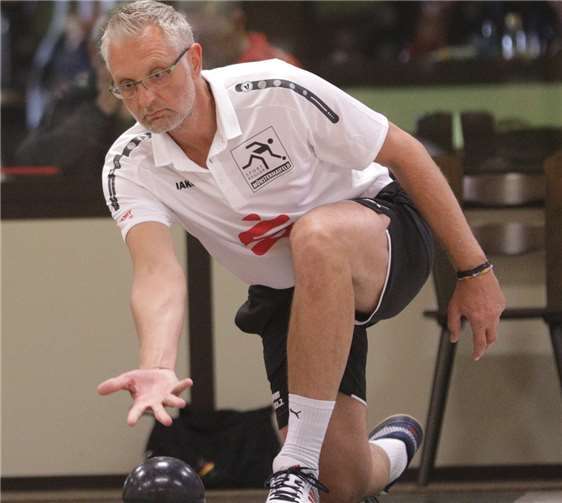 Thorsten Ragge bei einem seiner Würfe. Foto: privat