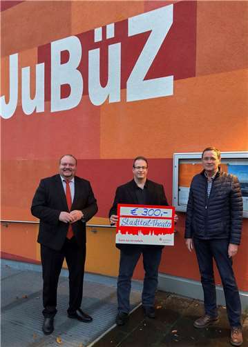 Thorsten Schneider, Michael Lüdecke (JuBüZ) und Henning Wulf.Foto: privat