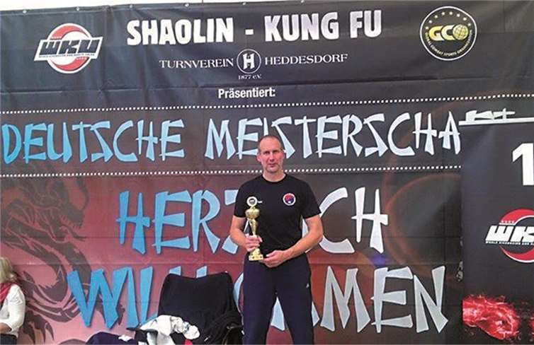 Thorsten Schwarz freute sich nach seinem Vorjahreserfolg wieder über einen Podestplatz bei einer DM. privat