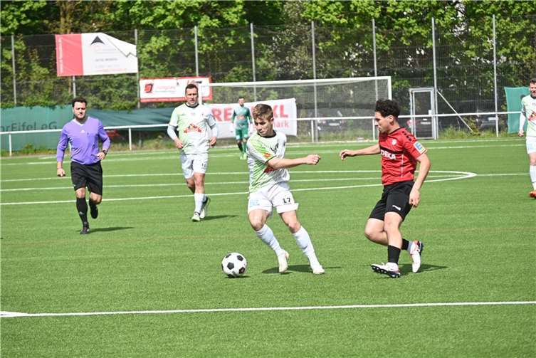 Tim Montermann hat seine Torflaute beim SV Oberzissen beenden können.  Foto: SK