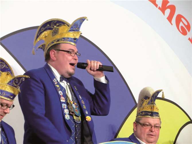 Timo Dietz überzeugte als neuer Sitzungspräsident.