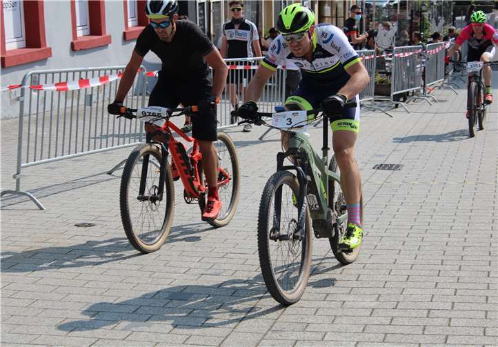 Timo Igelmund bei der 1. Deutschen Meisterschaft E-MTB. Foto: privat