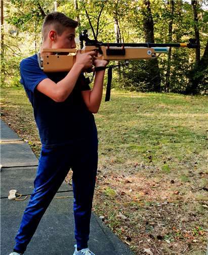 Timo Kraus siegte in der Jugendklasse.Quelle: Biathlon SportClub Adenau