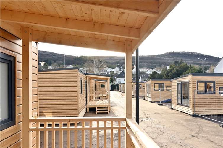 Erste Tiny Houses am TWIN-Parkplatz bezogen Tiny House auf dem Parkplatz Am Gartenschwimmbad (TWIN) im Stadtteil Bad Neuenahr. Foto: Stadt Bad Neuenahr-Ahrweiler