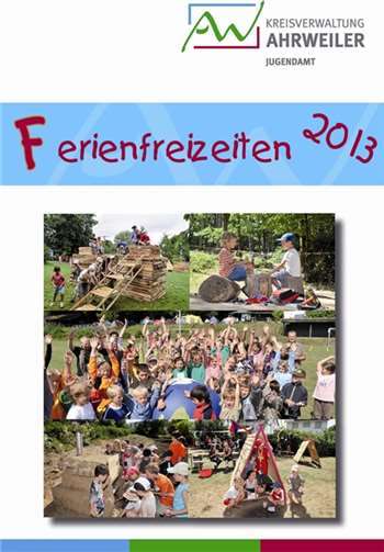 Tipps für Kids und Jugendliche: die neue Broschüre zu den Ferienfreizeiten 2013. KV-AW