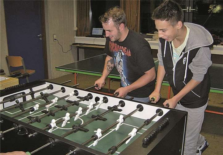 Tischkickern ist mittlerweile als Sport anerkannt.privat