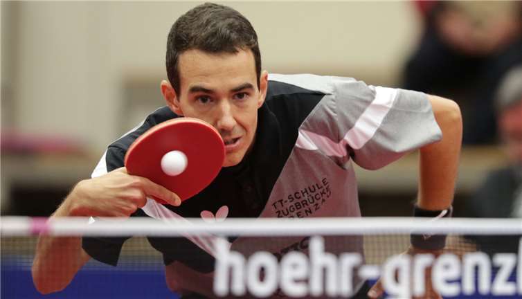 Tischtennis-Bundesligist Mihai Bobocica. Wolfgang Heil