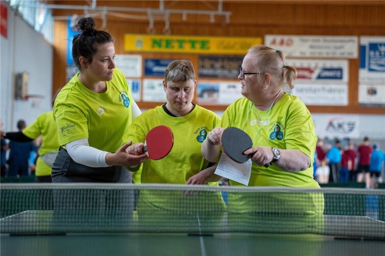 Tischtennis stand im Mittelpunkt des Tages.