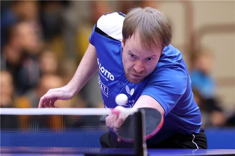 Tischtennisspieler Patrick Baum.  Foto: Wolfgang Heil