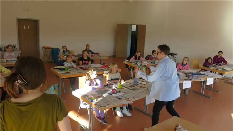 Tizian zeigt Impressionen. Fotos: Jugendpflege der VG Selters