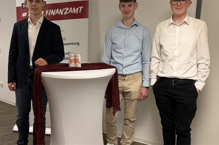 Tobias Geibüsch, Paul Hammes und Noel Tischkin