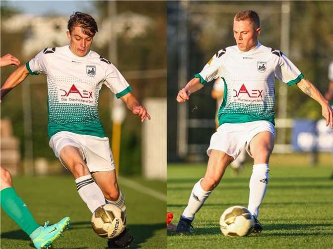Tobias Höper (links) und Eric Naumann (rechts) waren beide am Siegtreffer des SV Oberzissen beteiligt.  Foto: privat
