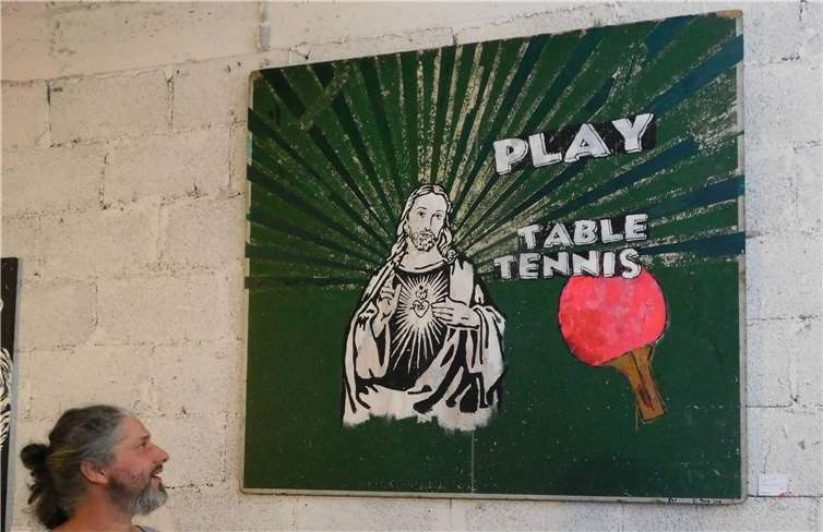 Tobias Küch versucht sich spontan an einer Interpretation.