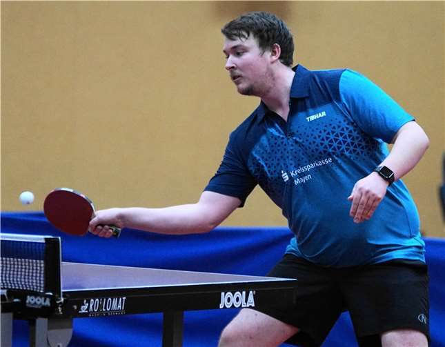 Tobias Riebe verstärkt erfolgreich das Kreisligateam.  Foto: M. Schreiber